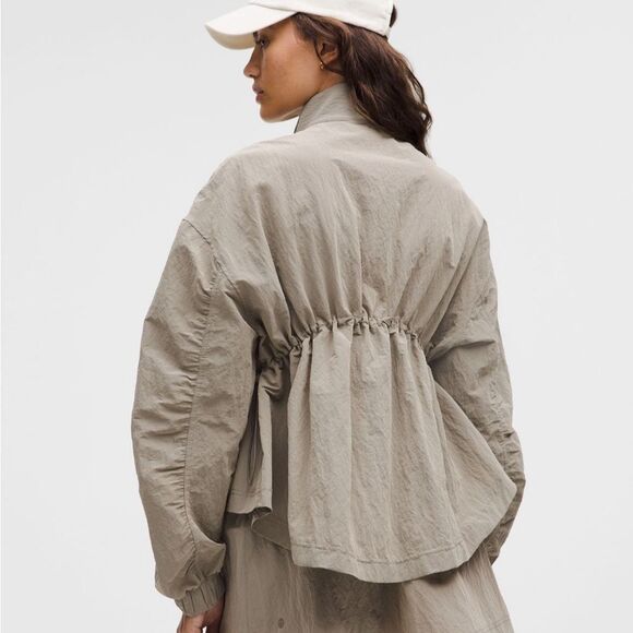 lululemon athletica Jackets & Blazers - NEW Lululemon lightweight nylon taupe tan Jacket